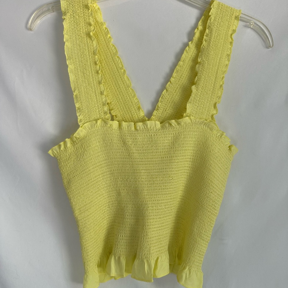 Yellow Sleeveless Top